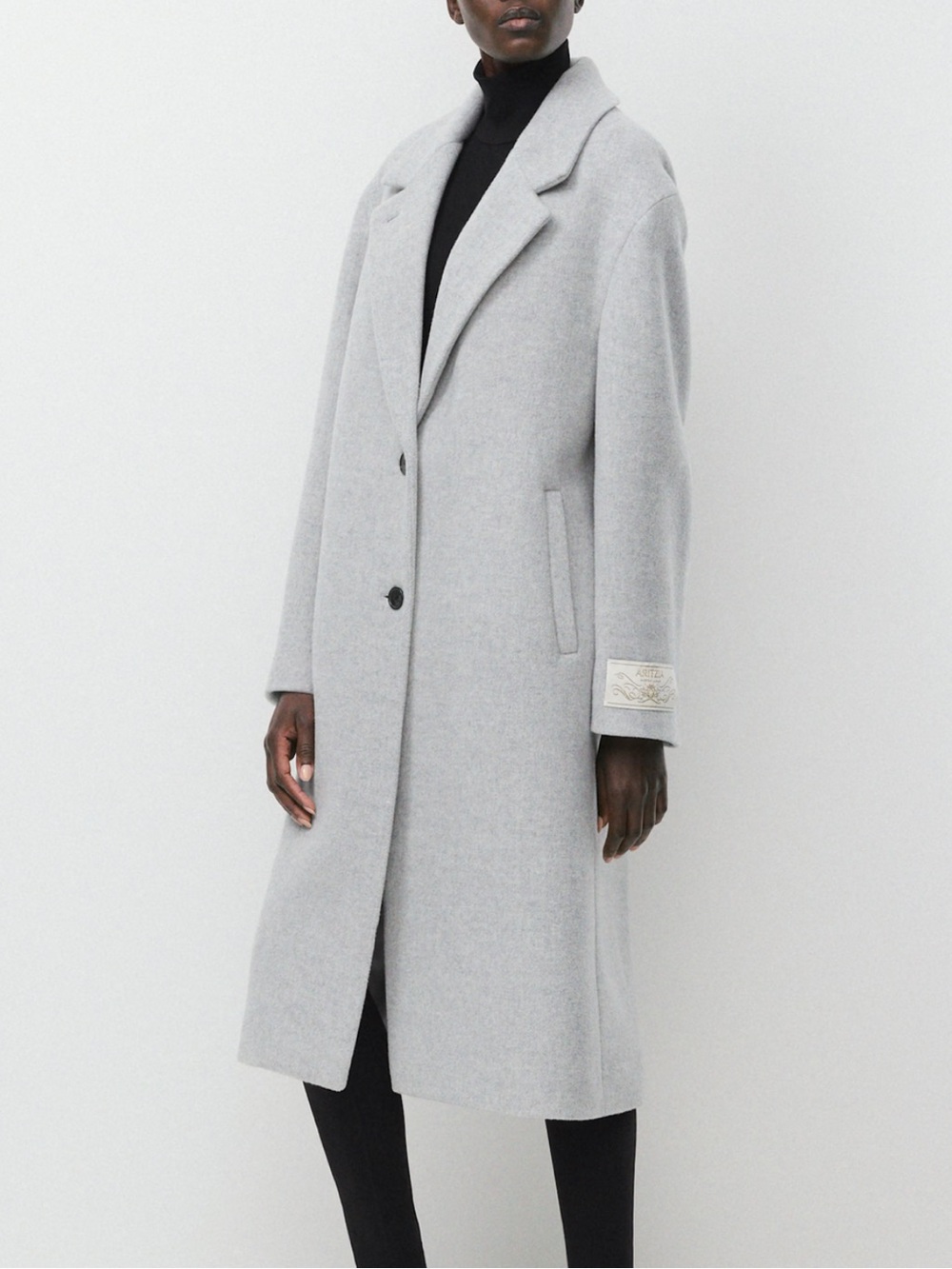 Aritzia the only coat - soft wool cashmere